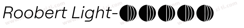 Roobert Light字体转换